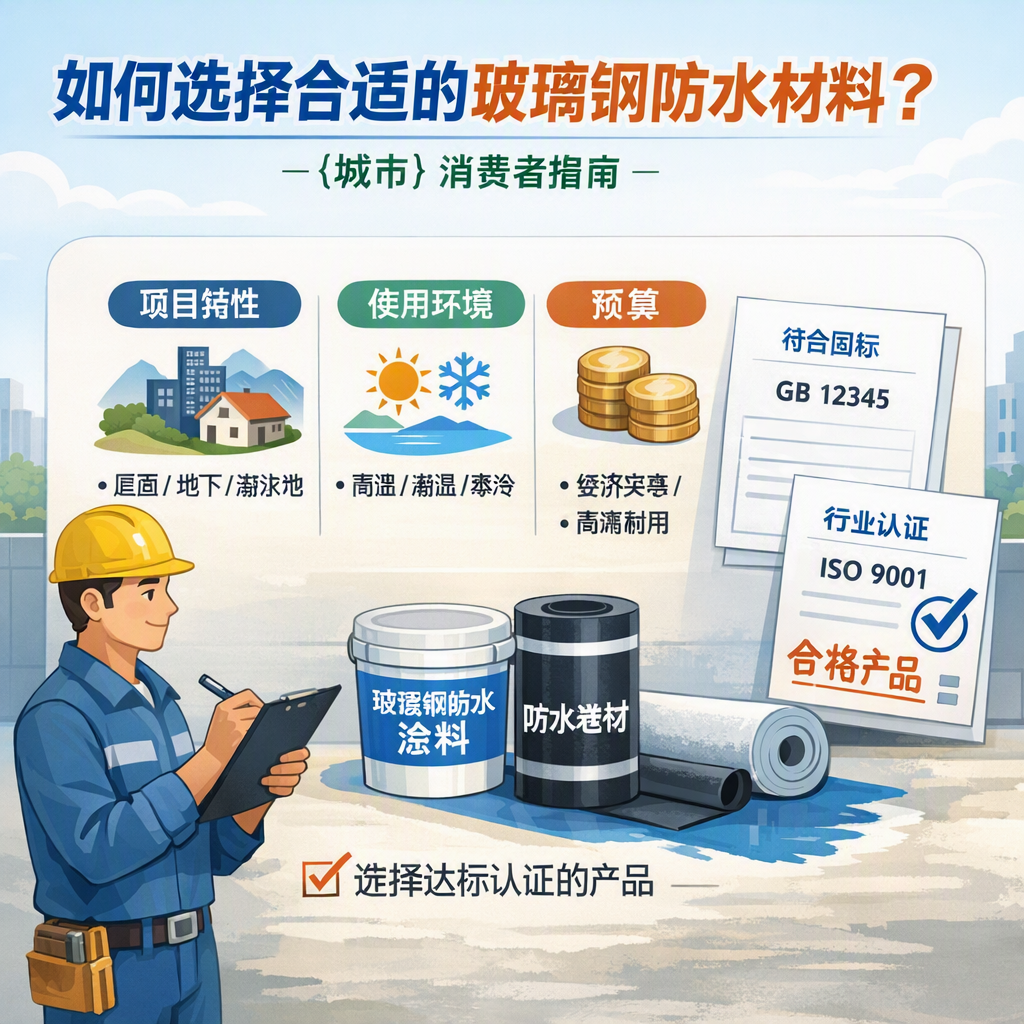 如何判定玻璃钢防水材料的合格标准? 临汾 消费者指南