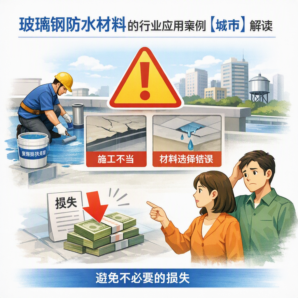 玻璃钢防水材料的行业应用案例,临汾解读